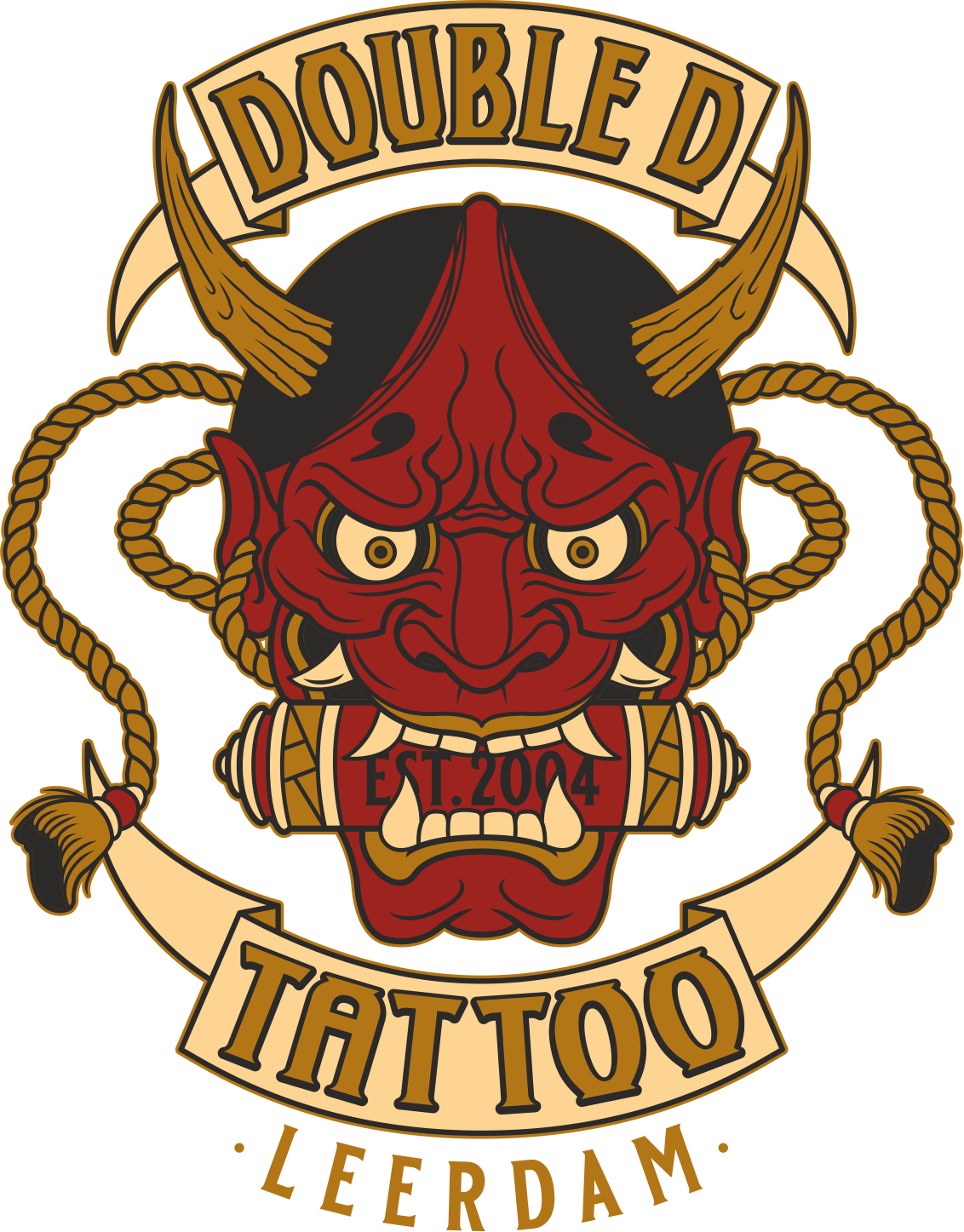 logo doubled Tattoo studio Double D in Leerdam